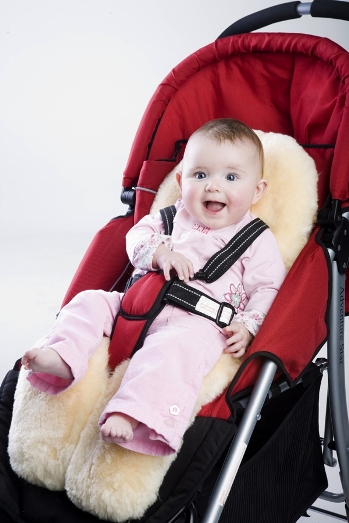 sheepskin for baby pram