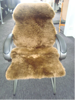 shearling office chair